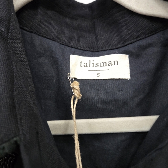 NWT Talisman Torero beaded embellished design point collar button jacket.  small - Picture 11 of 16
